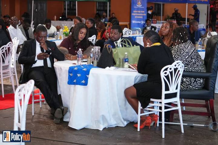 Delegates participating in a roundtable discussion